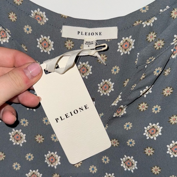 Nordstrom Blue Floral Shirt - Picture 2 of 4
